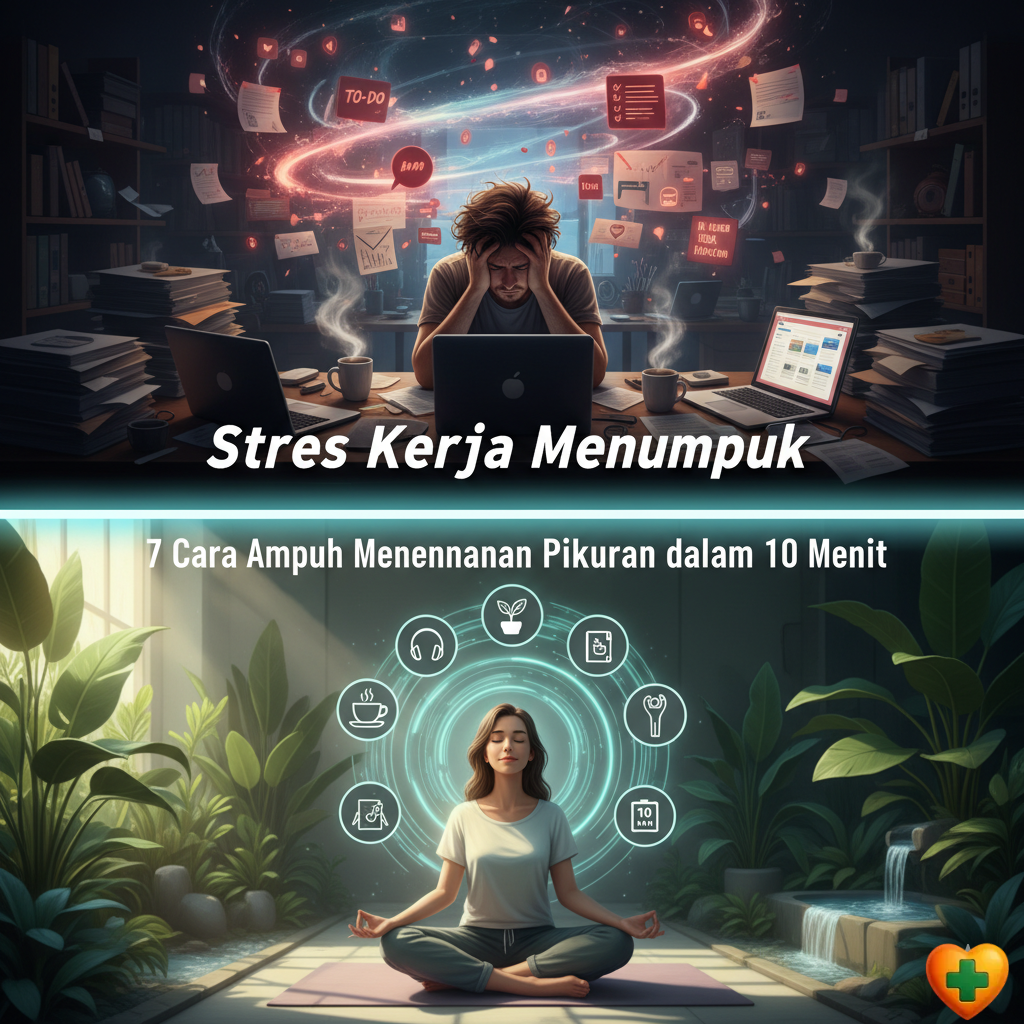 Stres Kerja Menumpuk? 7 Cara Ampuh Menenangkan Pikiran dalam 10 Menit